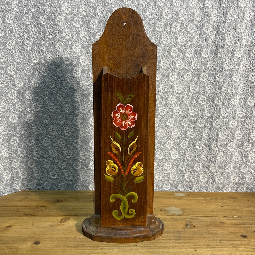 Vintage Wooden hand painted wall art